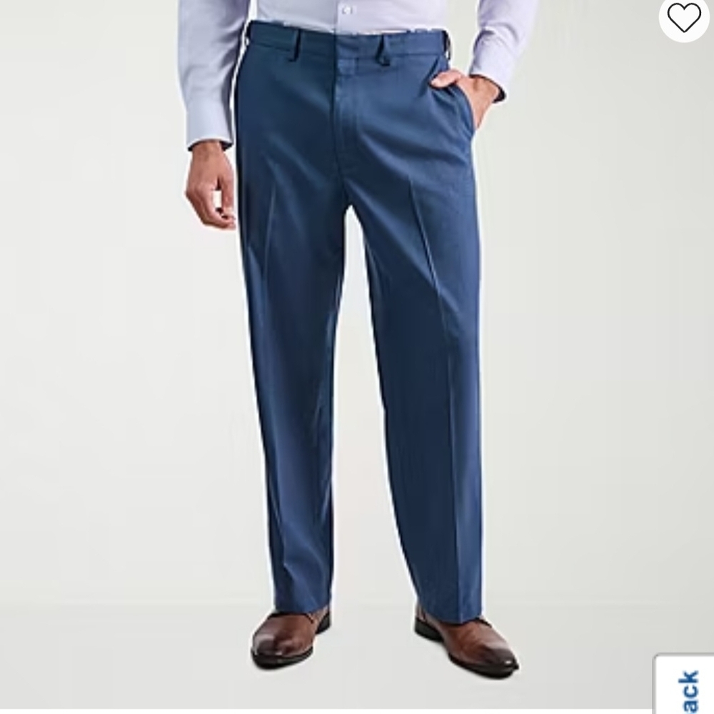 Haggar JMH Premium Stretch Mens Classic Fit Pleated Front